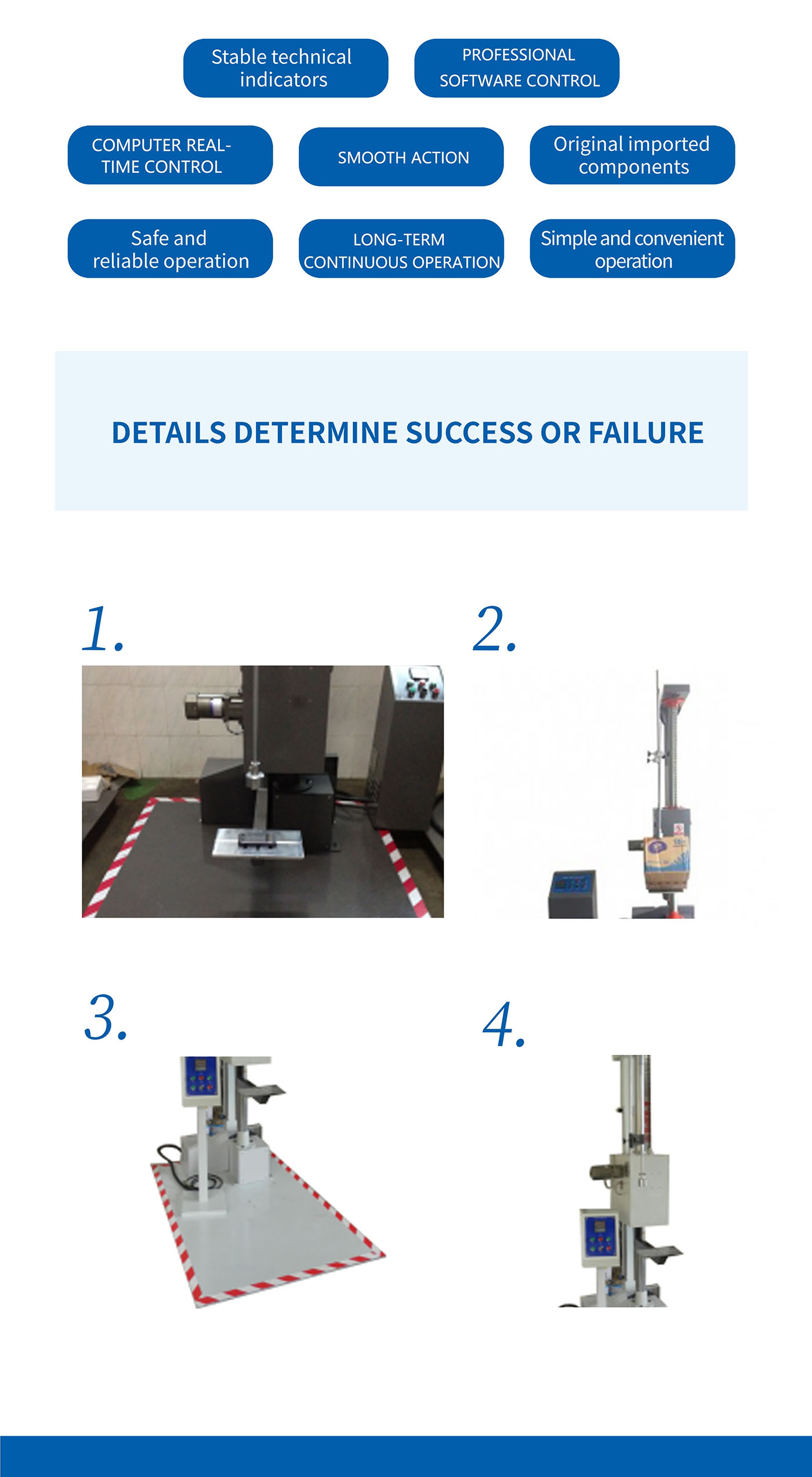 Drop Test Machine Single Dual Wing Drop Tester (5)