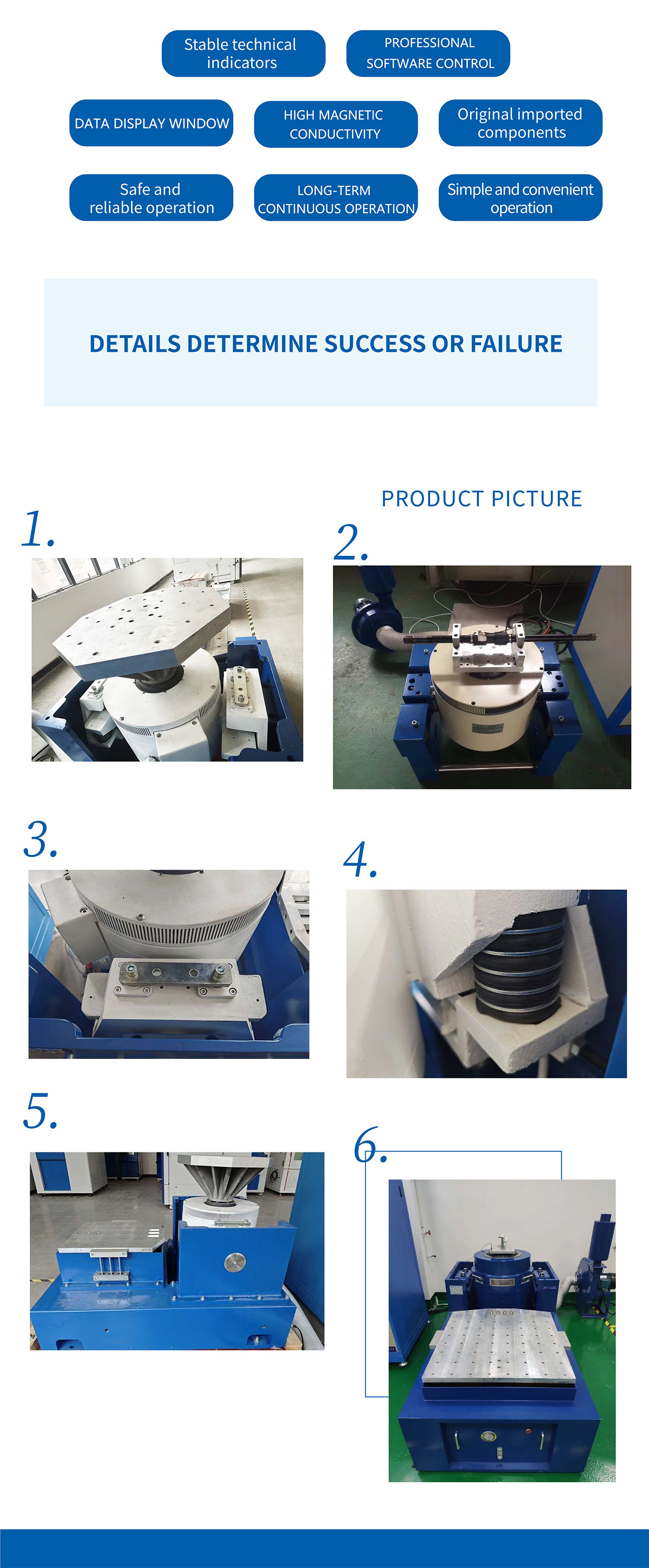 Electrodynamic Shakers Tester Electrodynamic Vibration Test Bench (5)