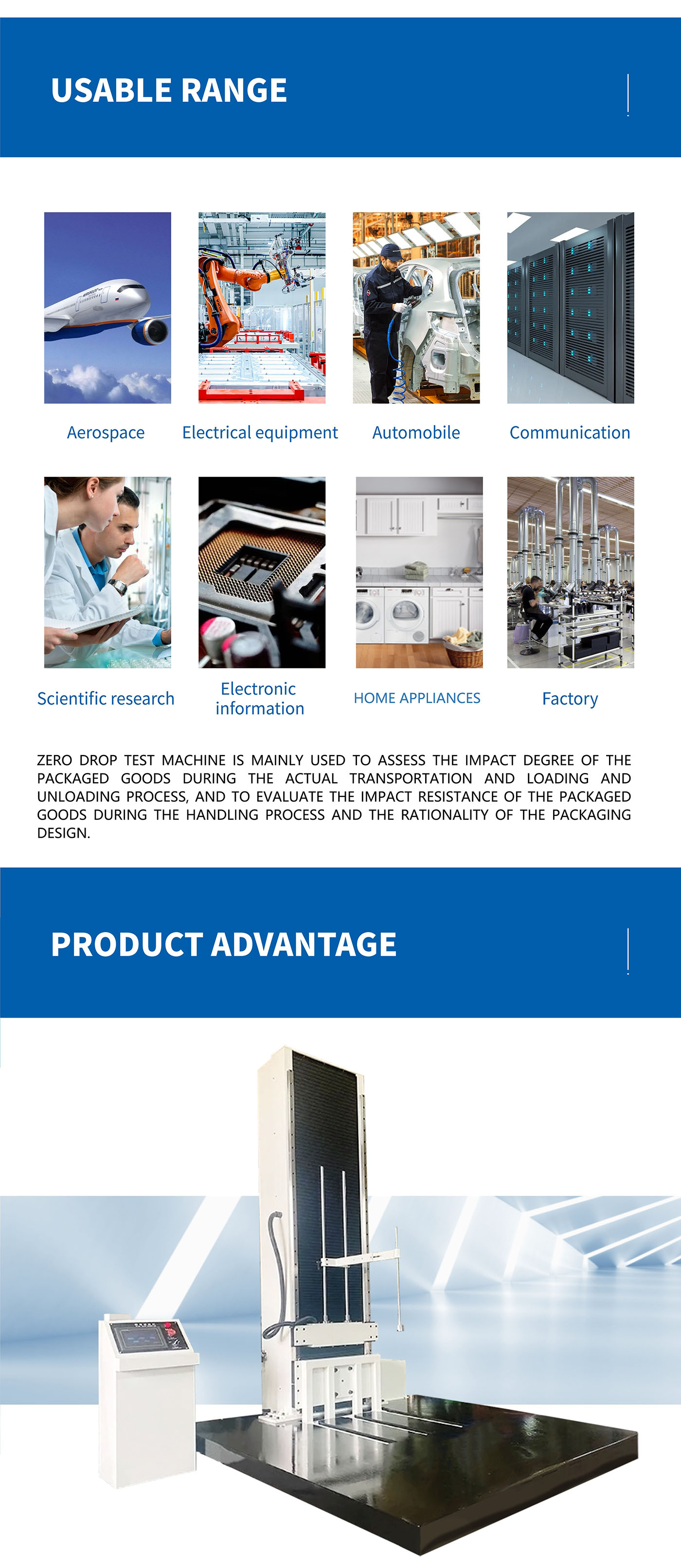 Zero Alitude Drop Tester (4)