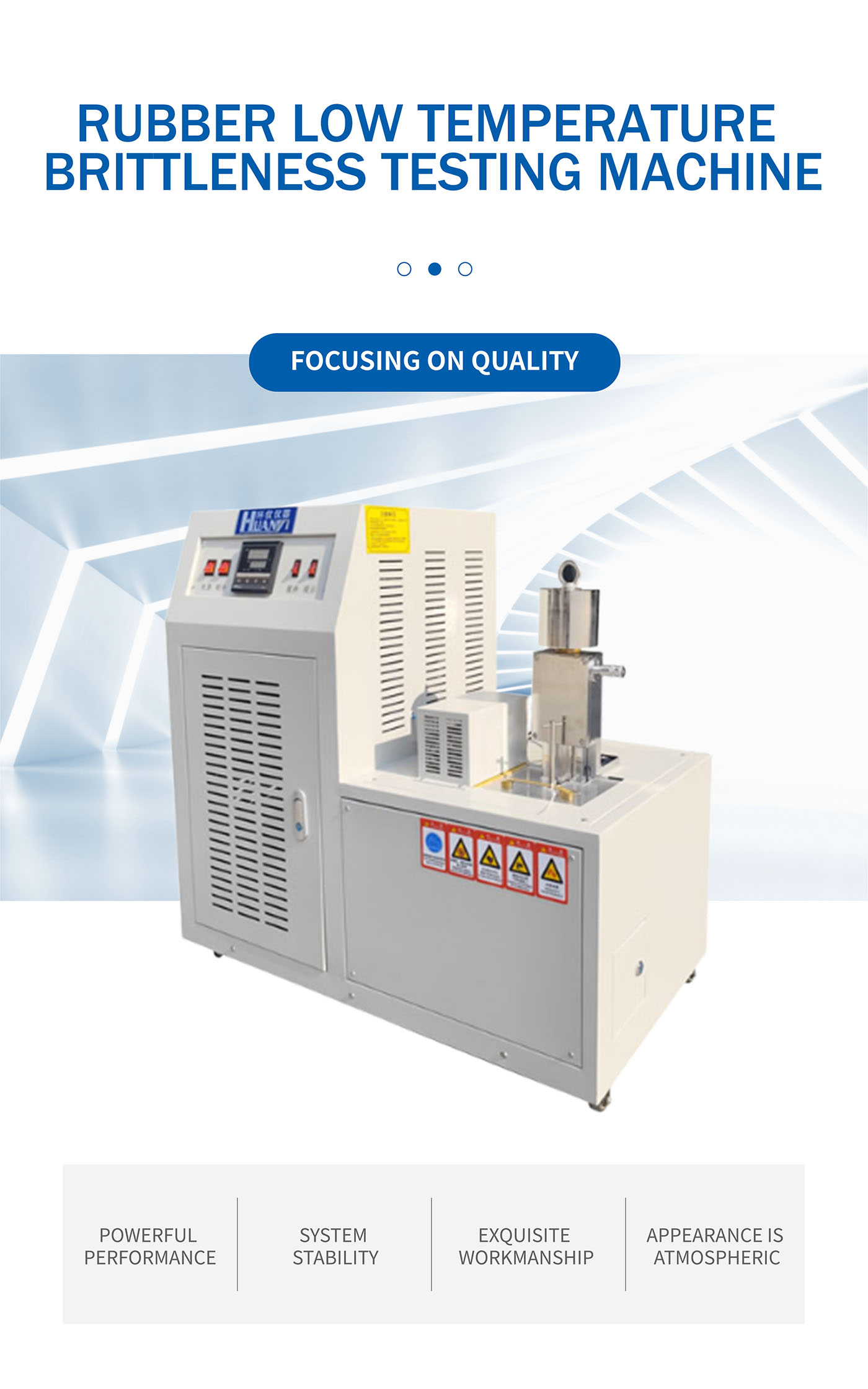 Rubber low temperature brittleness testing machine (1)