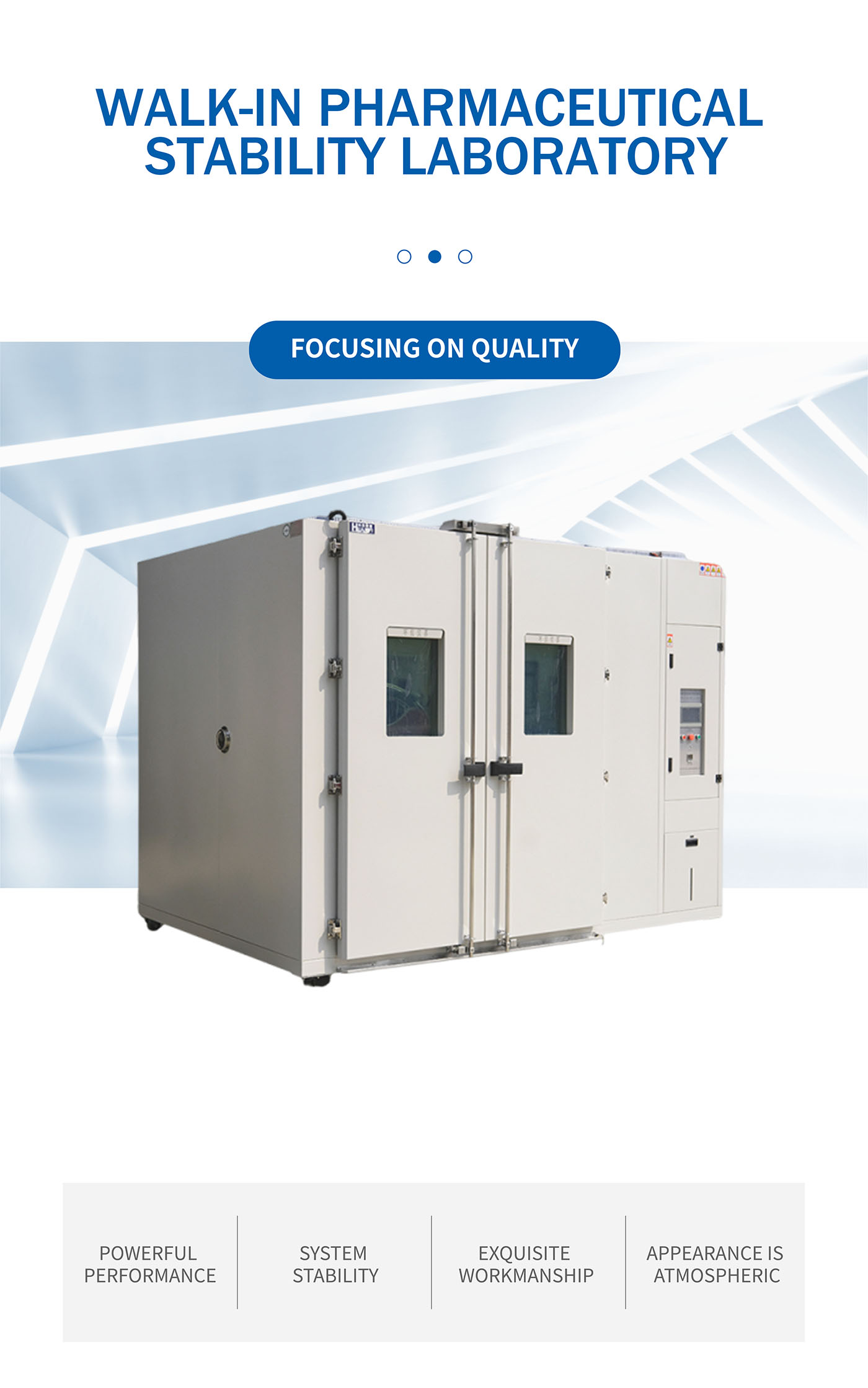 Walk-in Pharmaceutical Stability Laboratory (1)