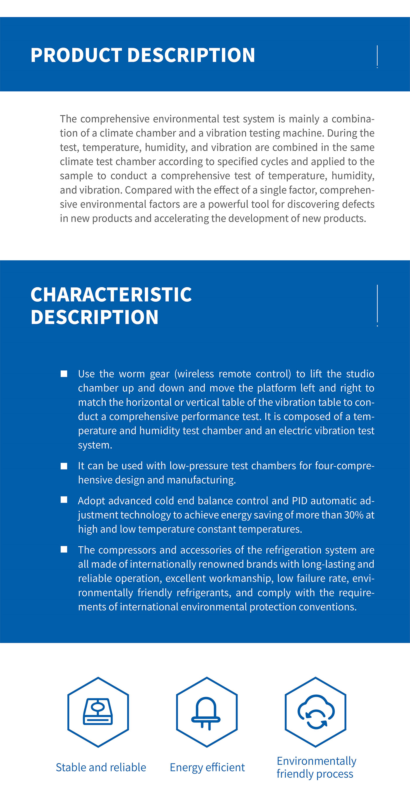 Temperature Humidity and Vibration Interation Test System (2)