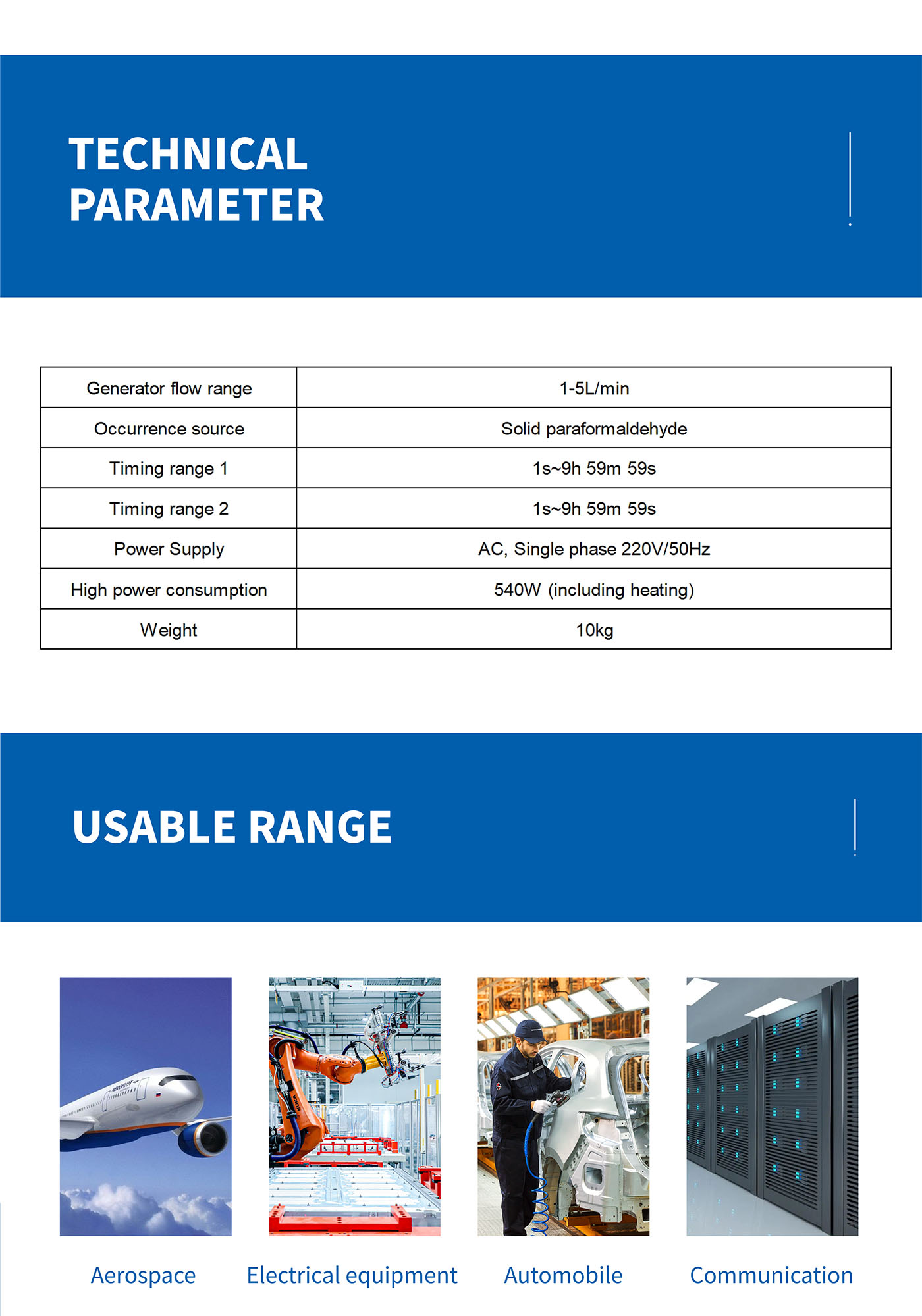 Formaldehyde Generator (3)